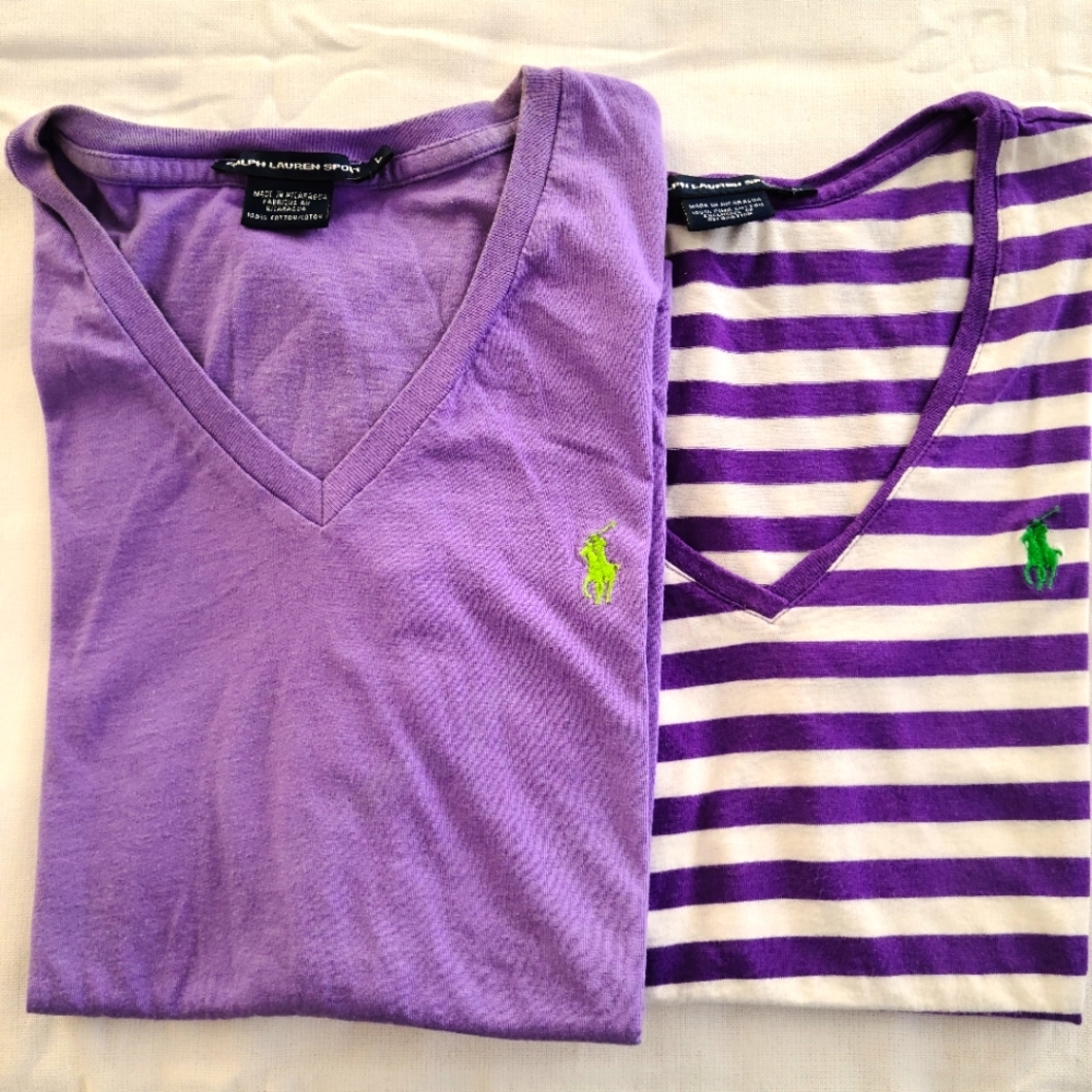 2 Ralph Lauren tops size L